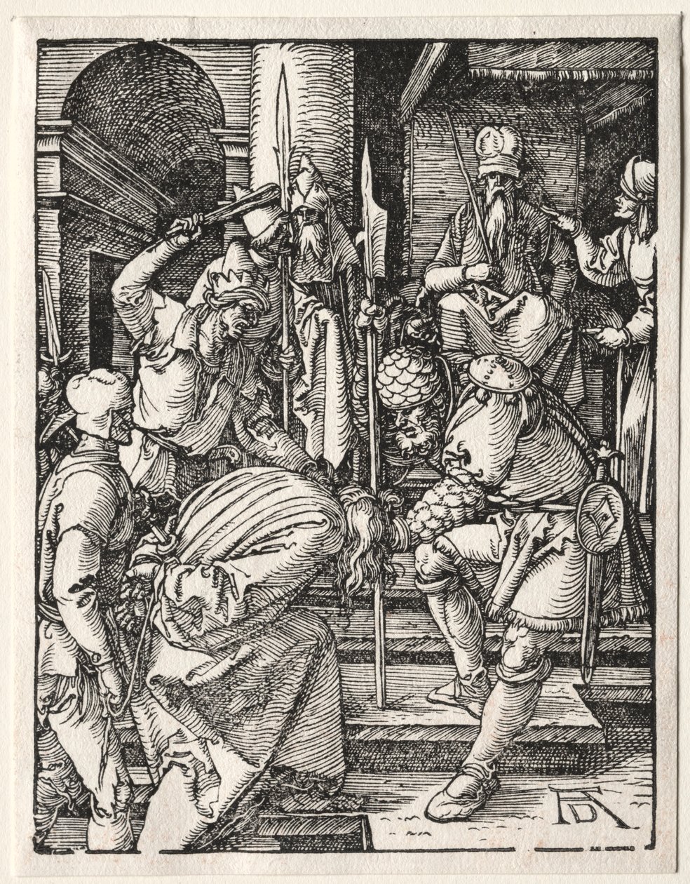 A kis passió: Krisztus Anna előtt, 1509-1511. alkotó: Albrecht Dürer