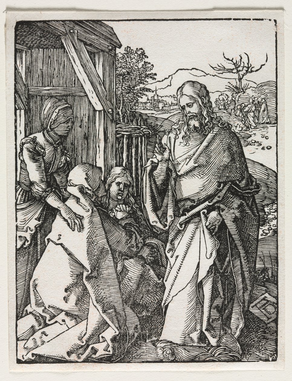 A kis szenvedély: Krisztus búcsút vesz a Szűzanyától alkotó: Albrecht Dürer