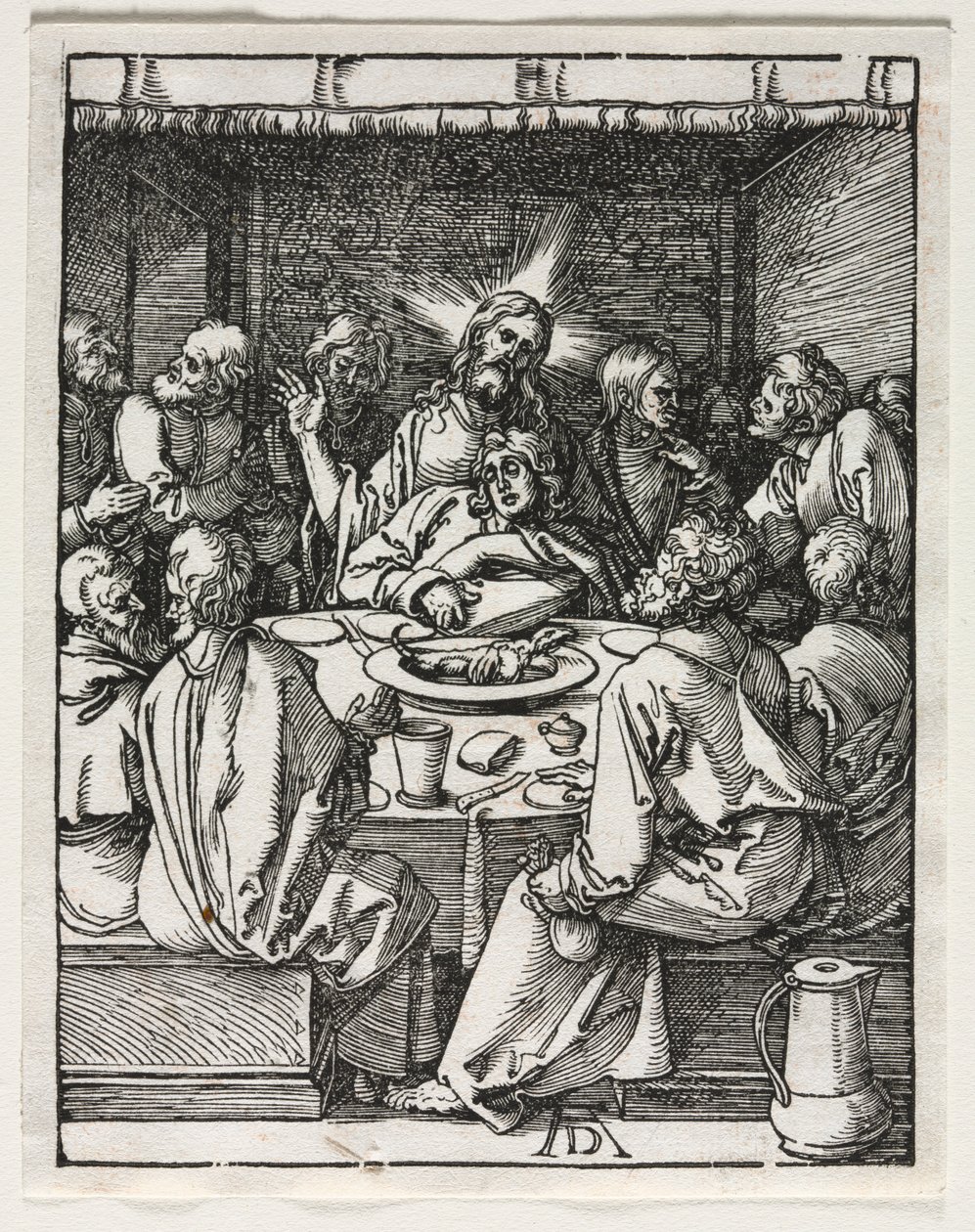 A kis szenvedély: Az utolsó vacsora. alkotó: Albrecht Dürer
