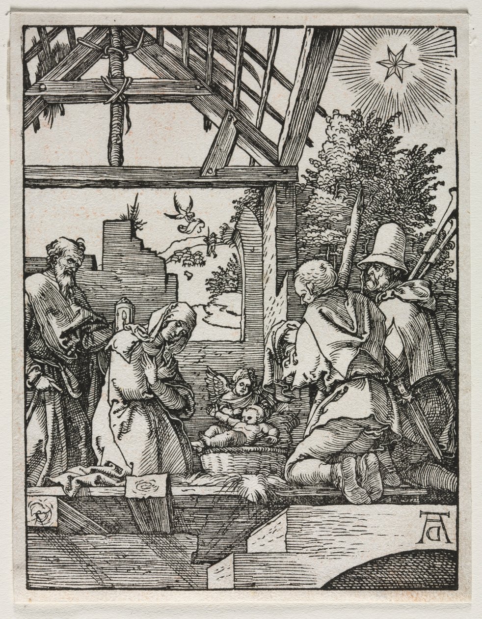 A kis szenvedély: a születés. alkotó: Albrecht Dürer