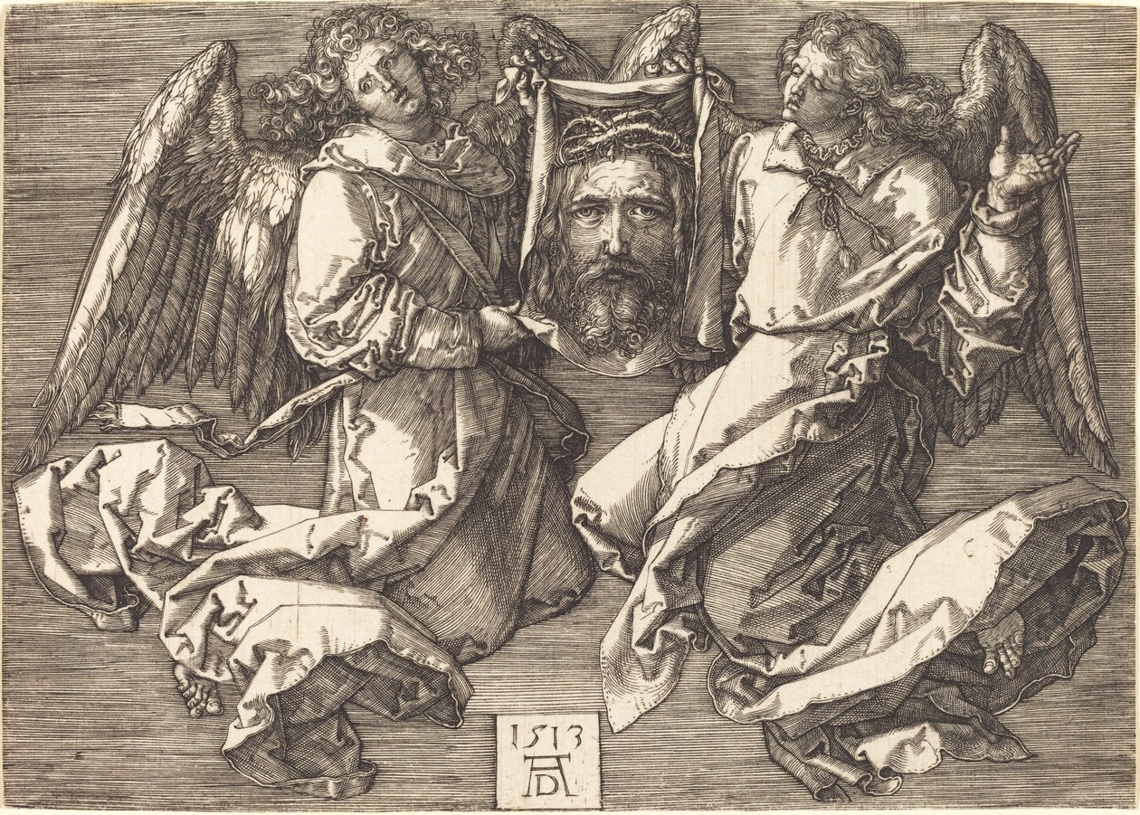 A két angyal által tartott Sudarium alkotó: Albrecht Dürer