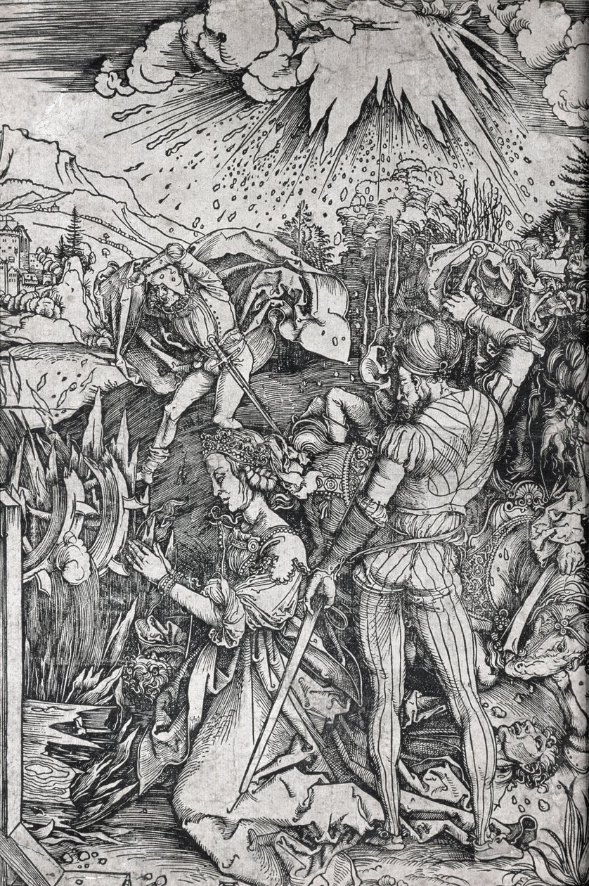 Alexandriai Szent Katalin kínzása alkotó: Albrecht Dürer