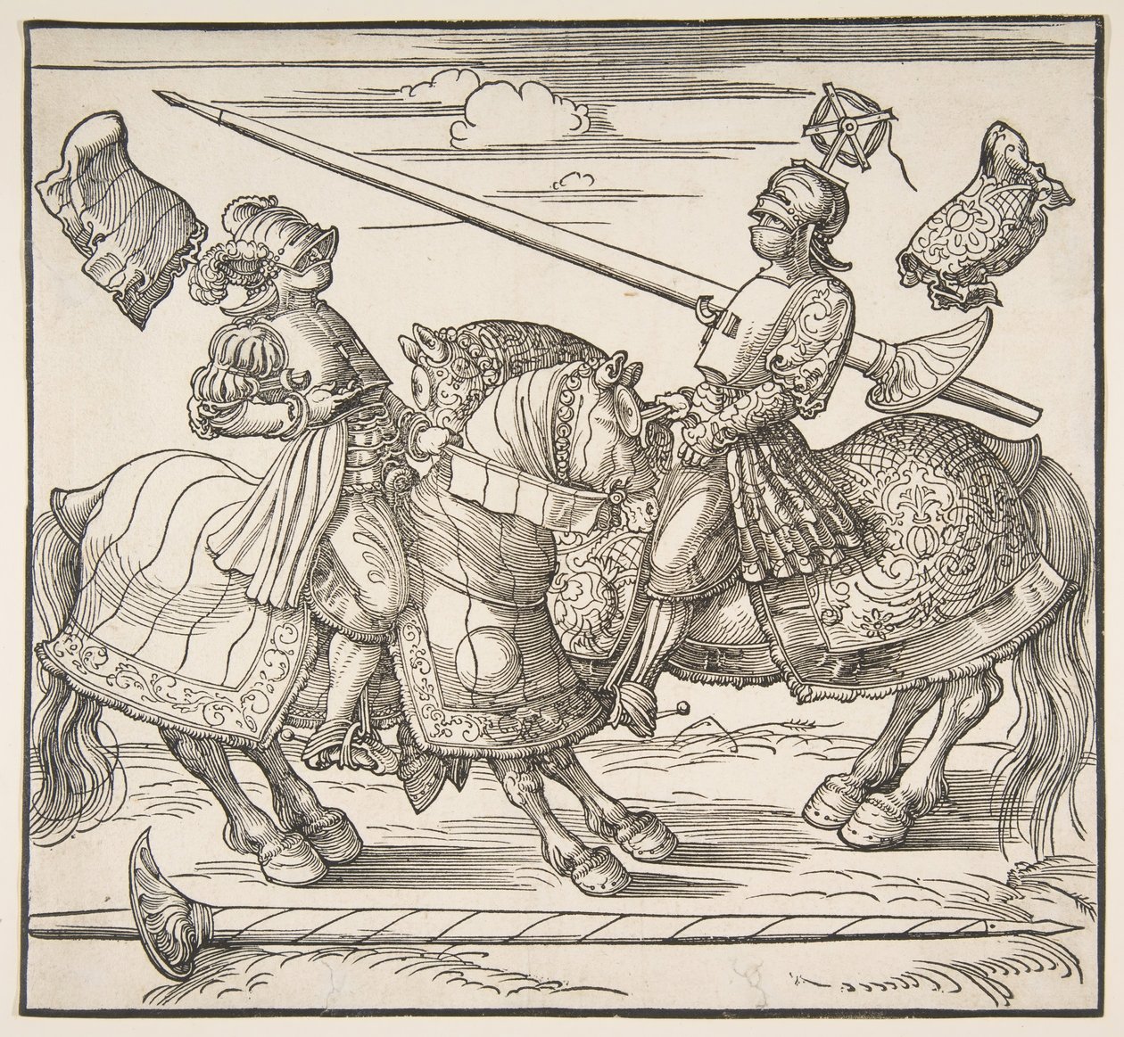 A verseny lóháton, kb. 151718. alkotó: Albrecht Dürer