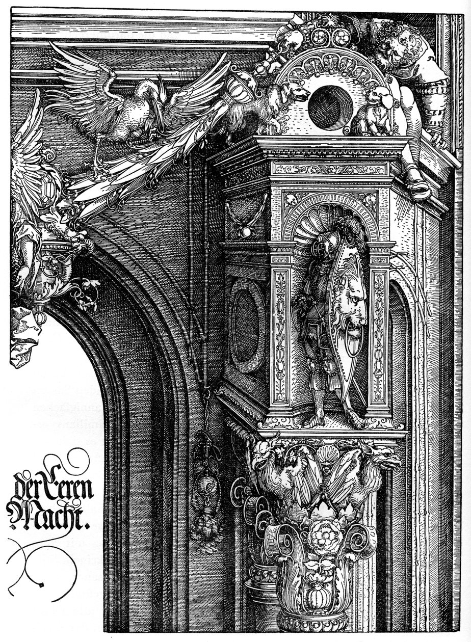 I. Maximilianus császár diadalíve, 1515, 1936 alkotó: Albrecht Dürer