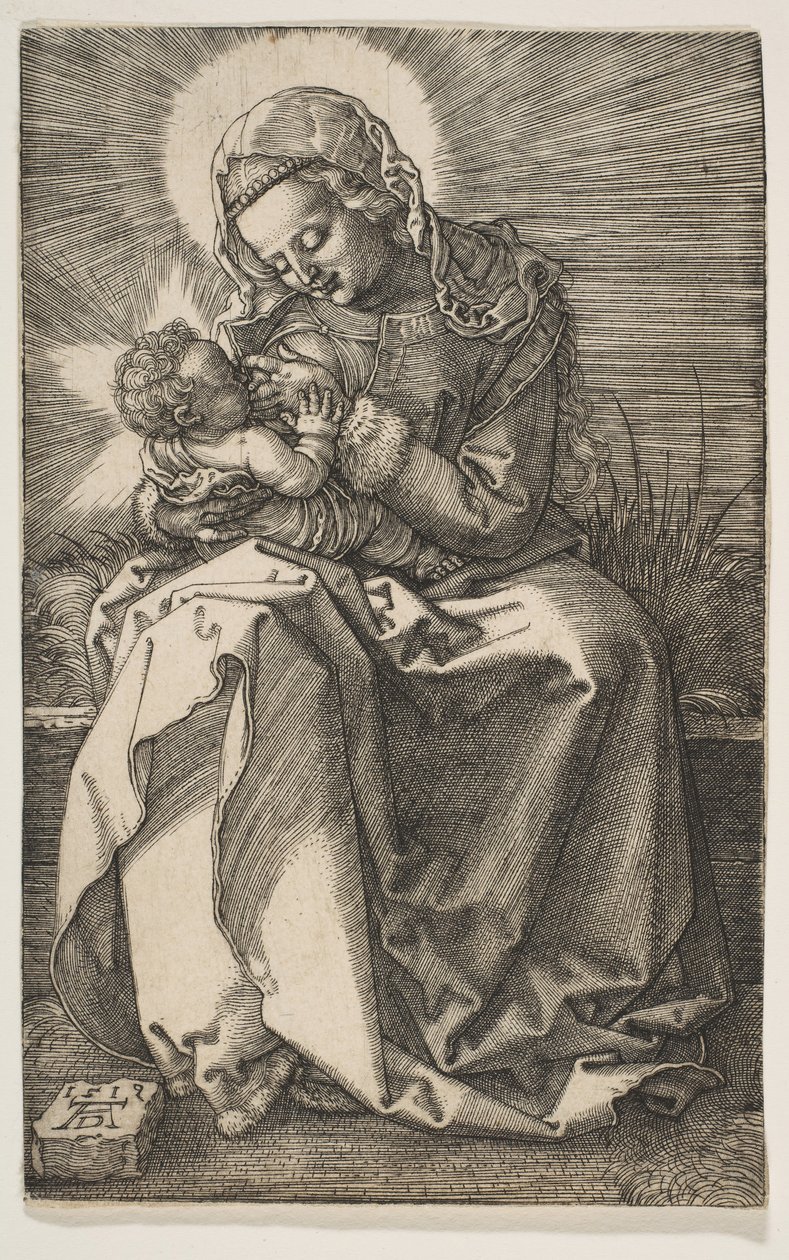 A Krisztus gyermekét szoptató Szűz, 1519. alkotó: Albrecht Dürer