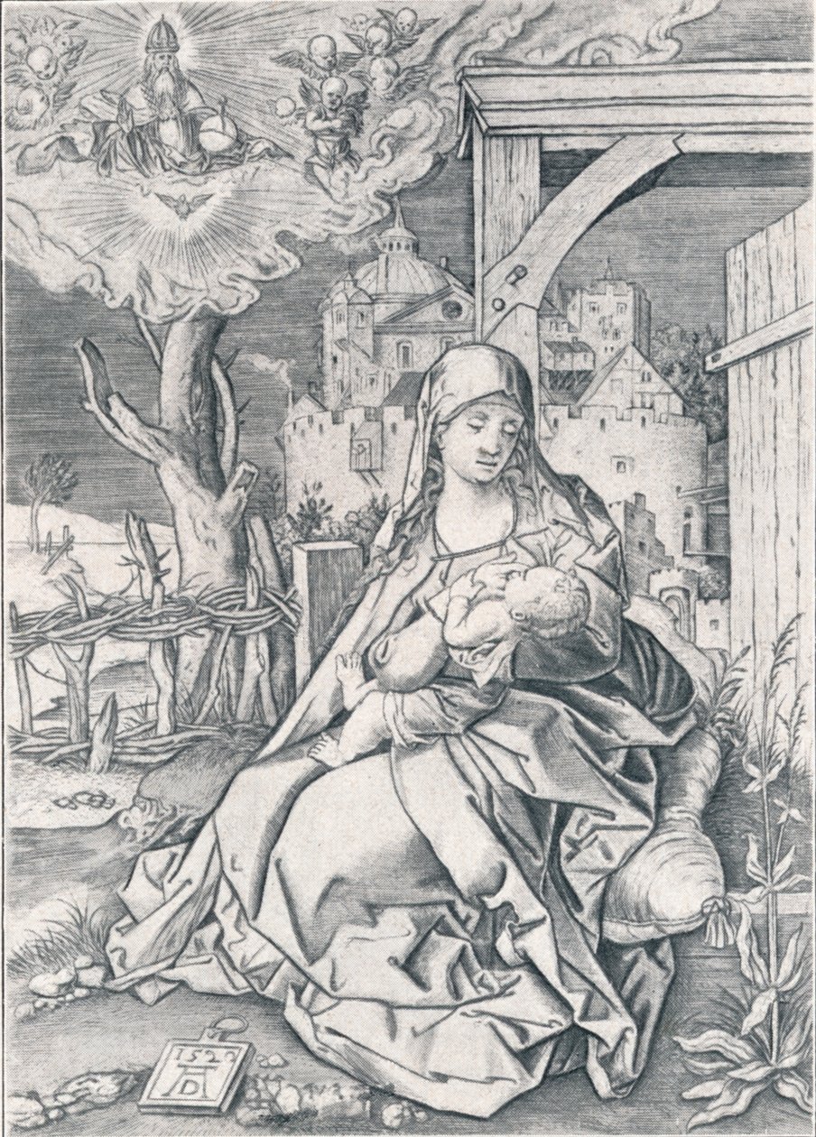 Szűz a kapunál, 1522 1906. alkotó: Albrecht Dürer