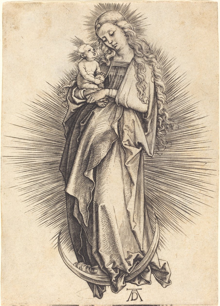 Szűz a félholdon alkotó: Albrecht Dürer