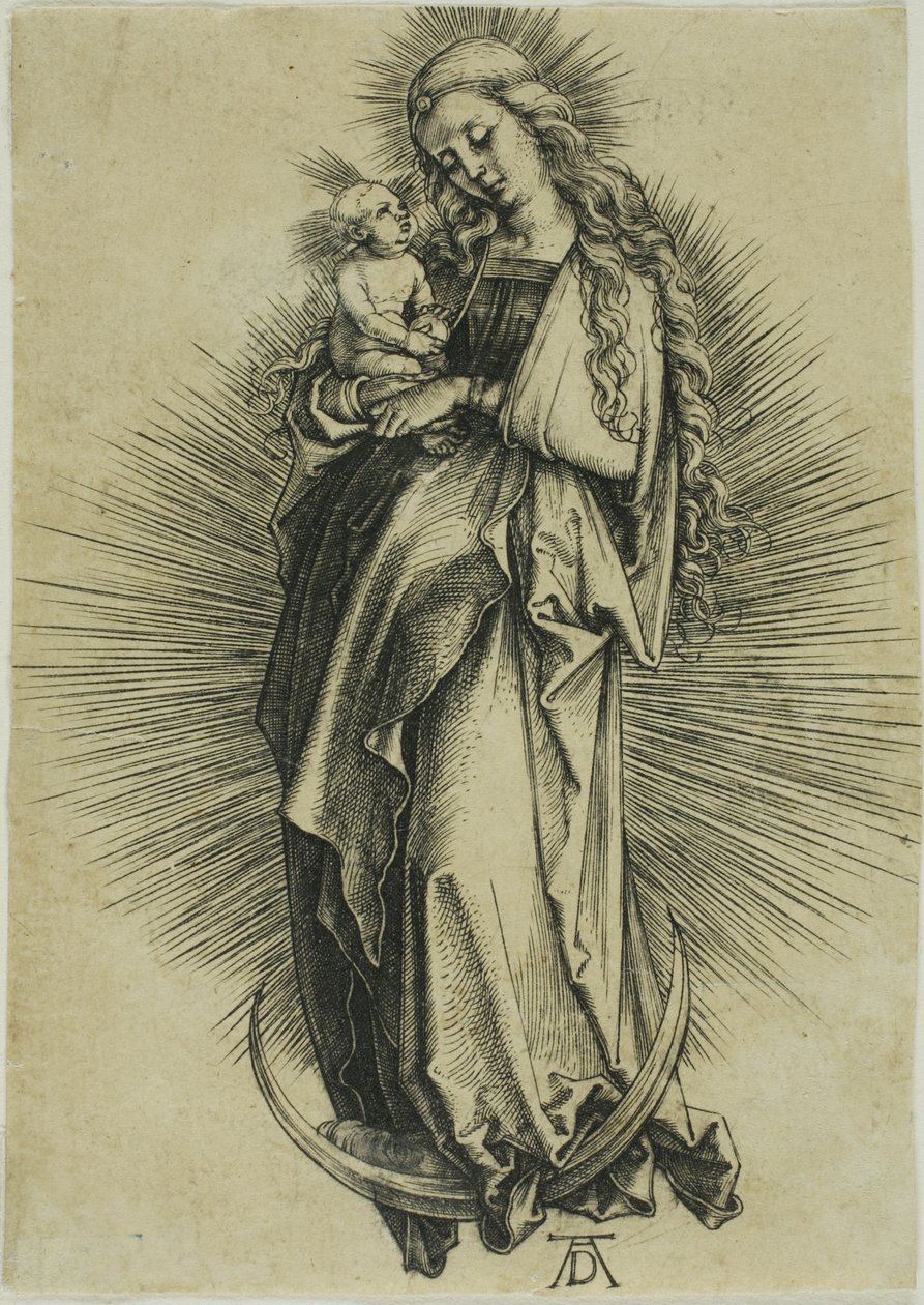 Szűz a félholdon alkotó: Albrecht Dürer