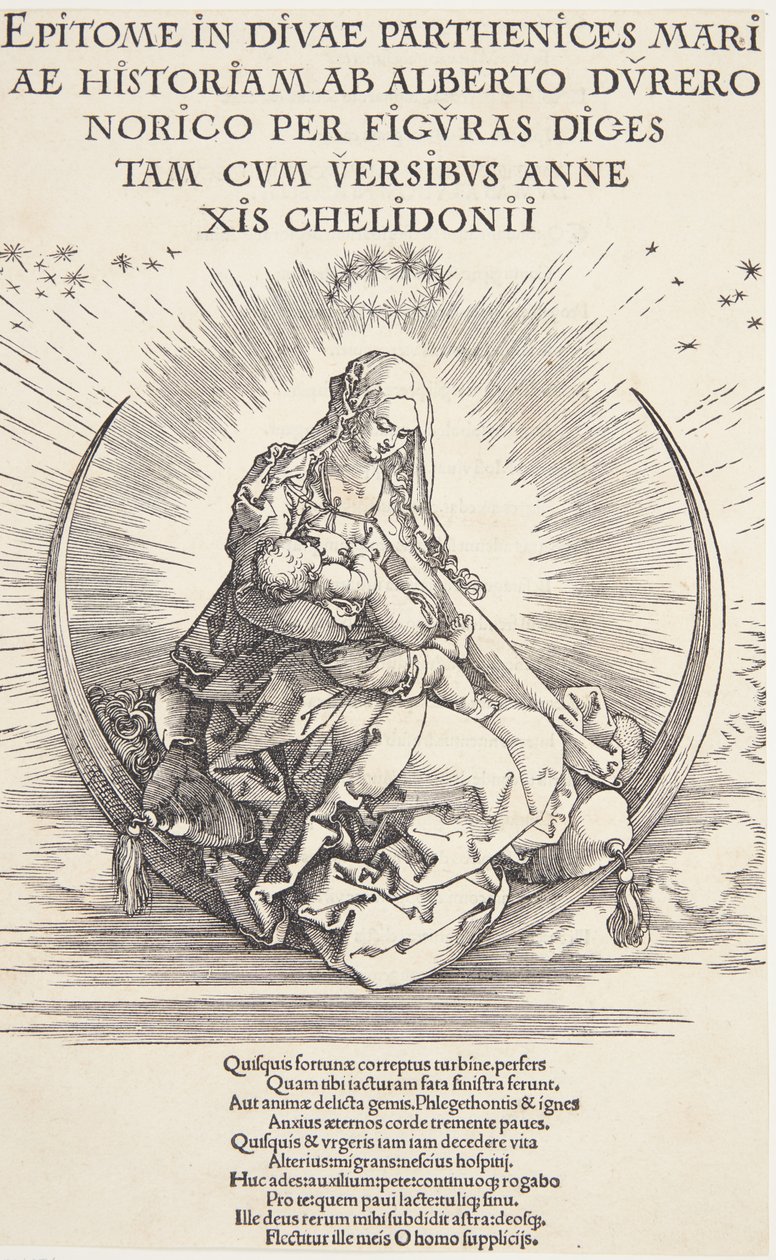 Szűz a félholdon alkotó: Albrecht Dürer