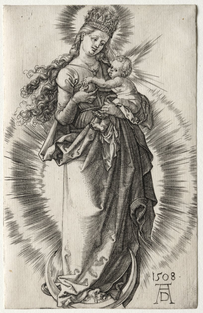 A Szűz csillagos koronával alkotó: Albrecht Dürer