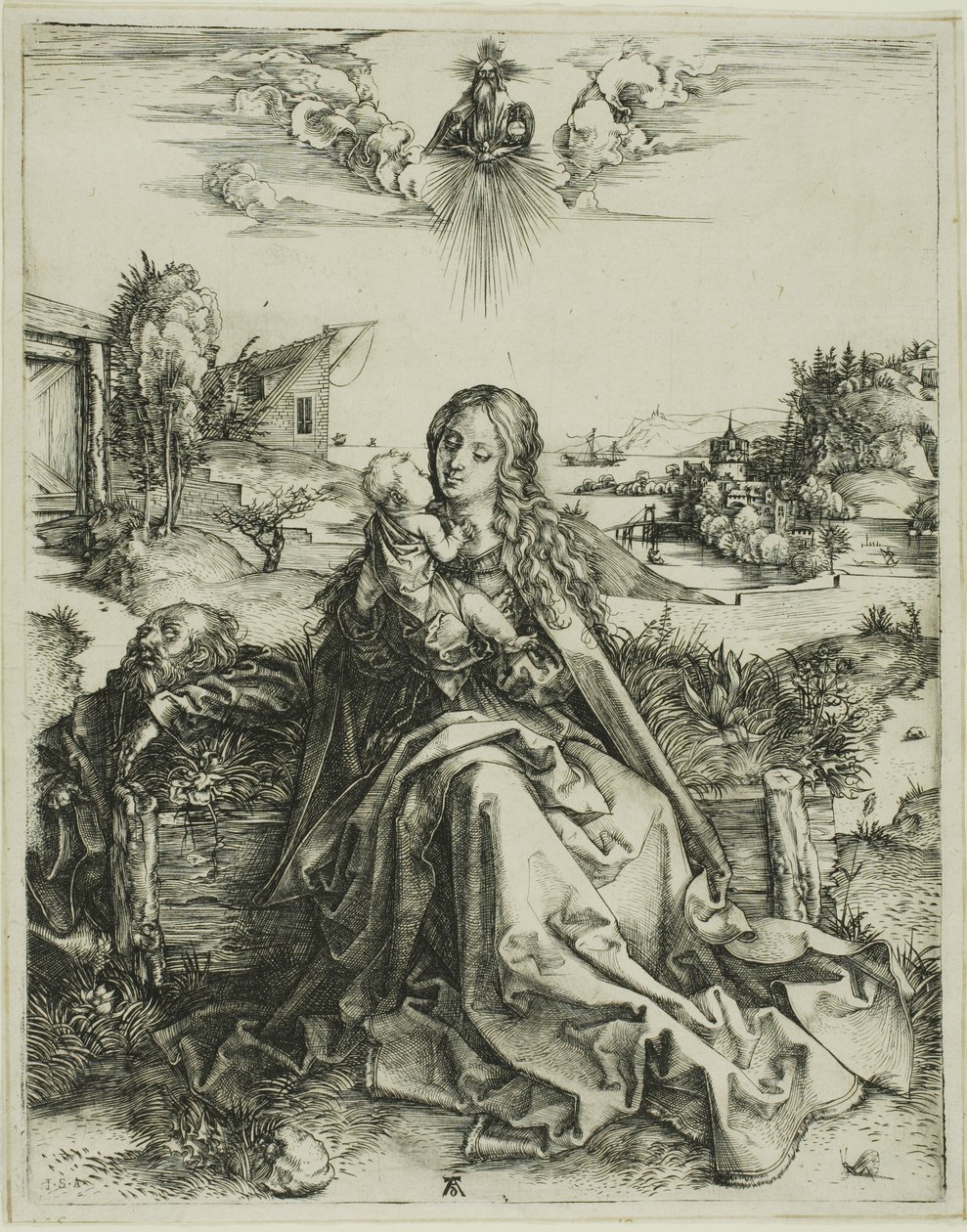 Szűz a szitakötővel alkotó: Albrecht Dürer