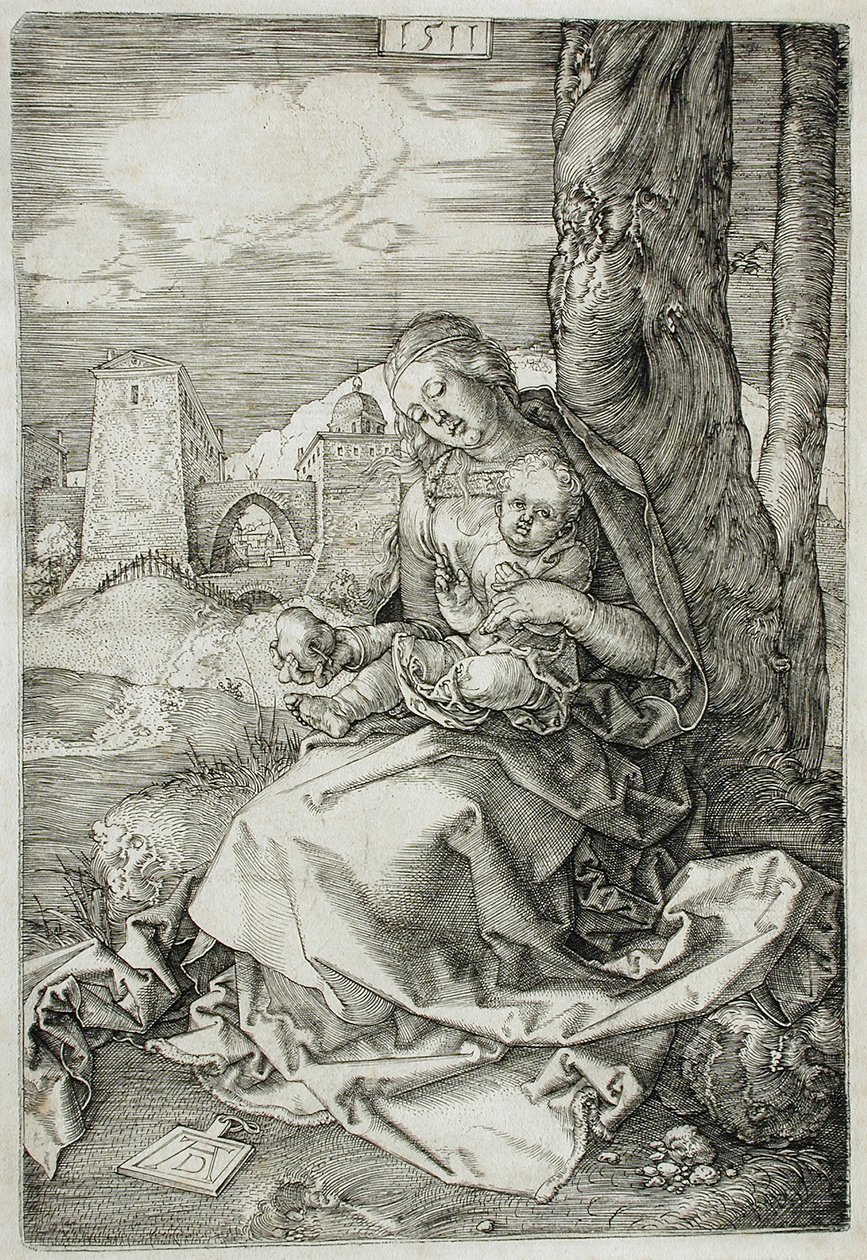 A Szűz a körtével alkotó: Albrecht Dürer