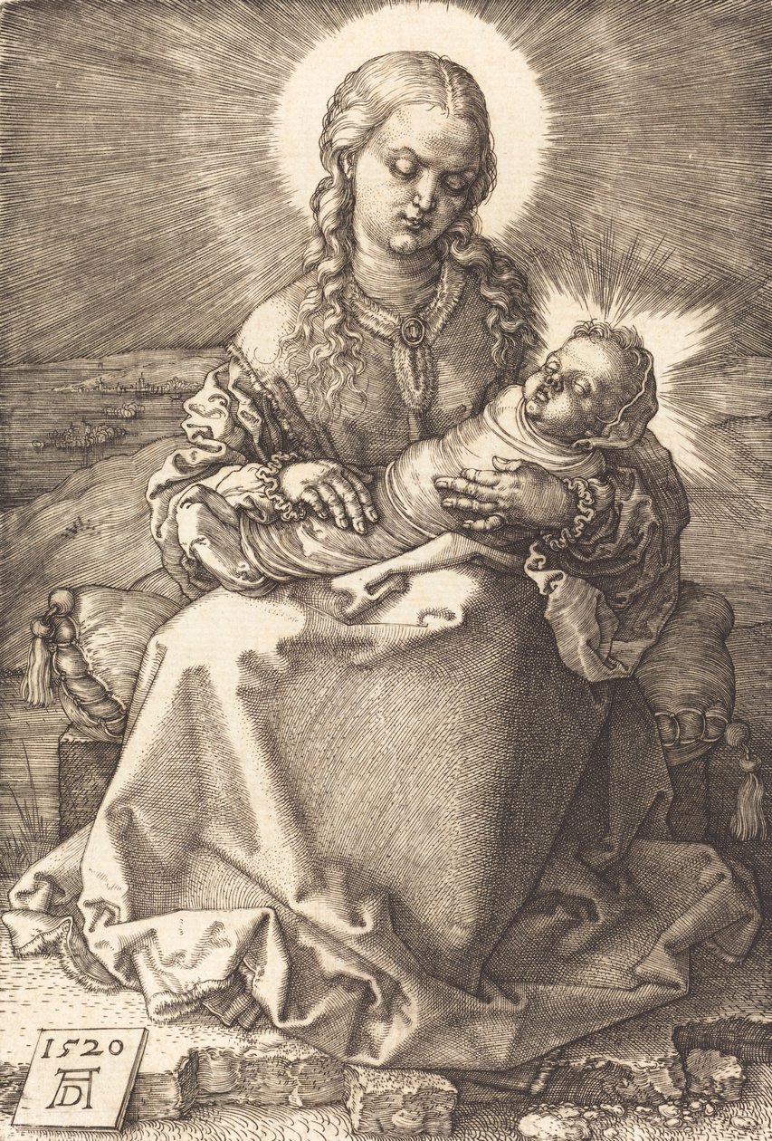 Szűz a pólyás gyermekkel, 1520. alkotó: Albrecht Dürer