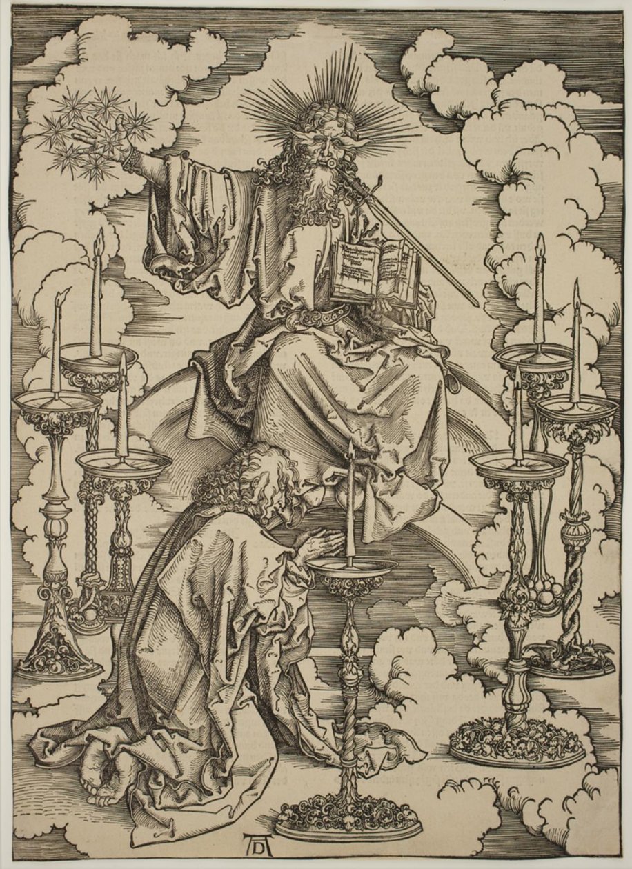A hét gyertyatartó látomása alkotó: Albrecht Dürer