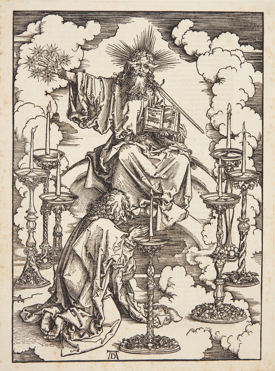 A hét gyertyatartó látomása alkotó: Albrecht Dürer