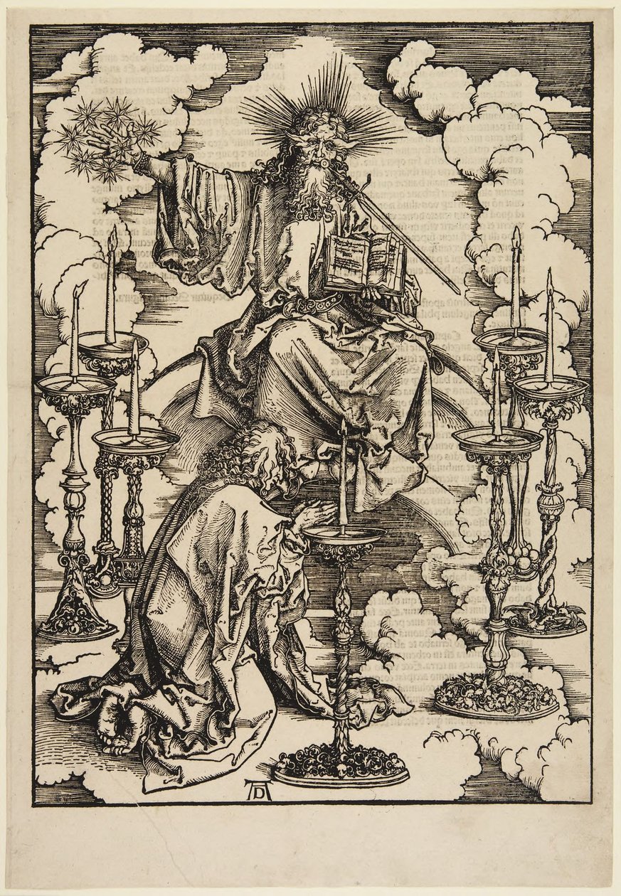 A hét gyertyatartó látomása alkotó: Albrecht Dürer
