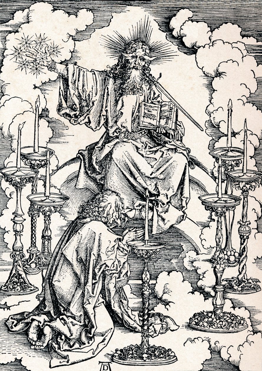 A hét gyertyatartó látomása, 1498 1906. alkotó: Albrecht Dürer