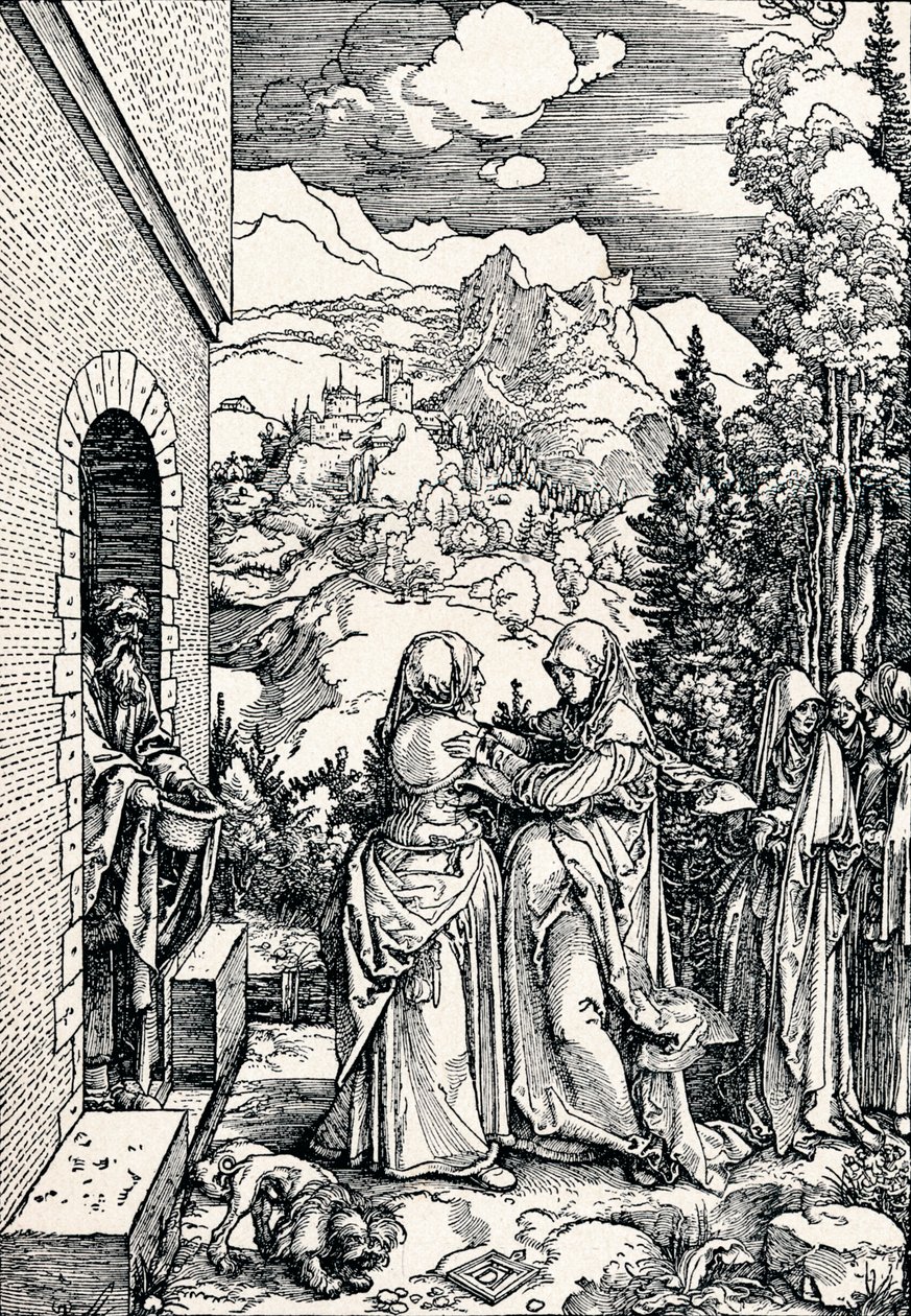 A látogatás, 1506 1906 alkotó: Albrecht Dürer