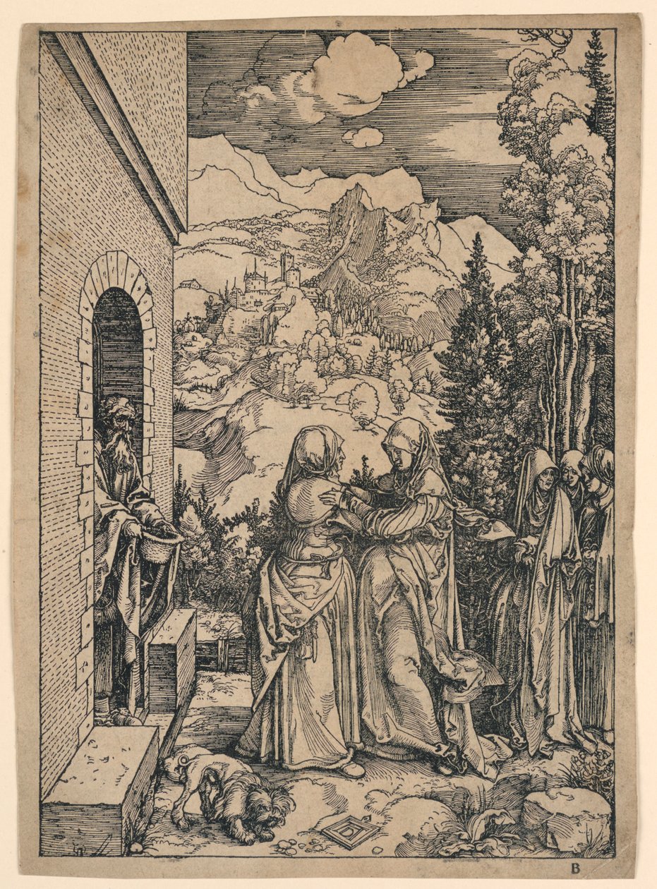 A látogatás a Szűz életéből alkotó: Albrecht Dürer