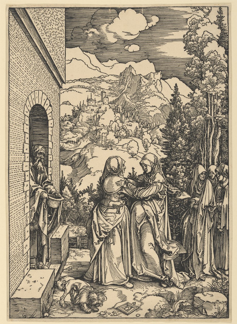 Vizitáció, Szűz Mária életéből alkotó: Albrecht Dürer