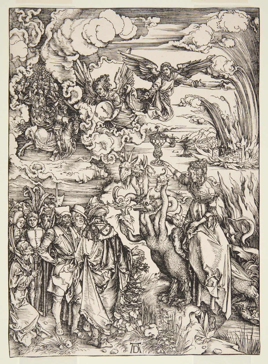 A babiloni kurva az Apokalipszisből alkotó: Albrecht Dürer