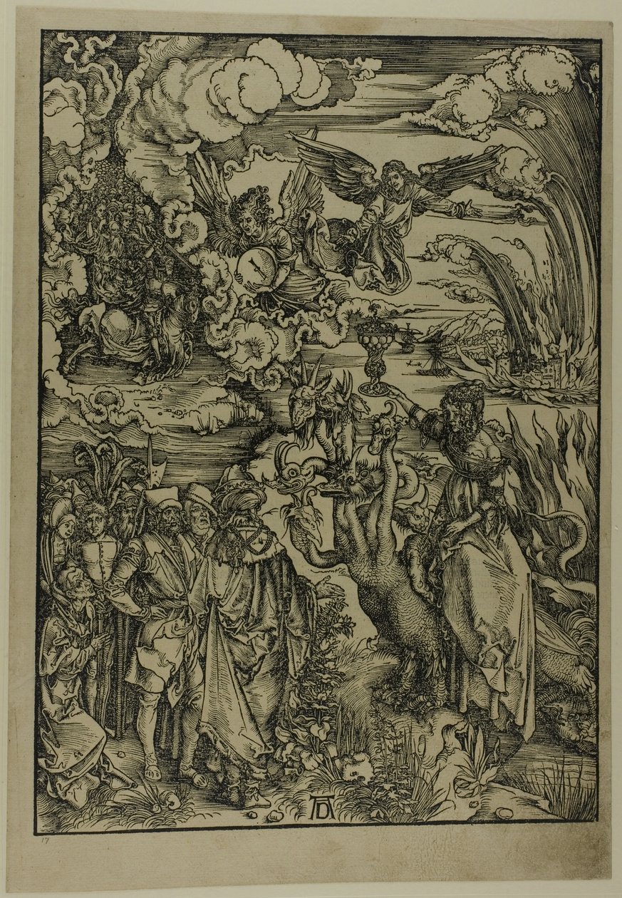A babiloni kurva az Apokalipszisből alkotó: Albrecht Dürer