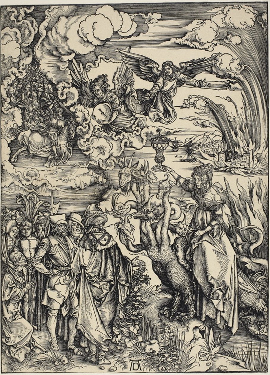 A babiloni kurva az Apokalipszisből alkotó: Albrecht Dürer