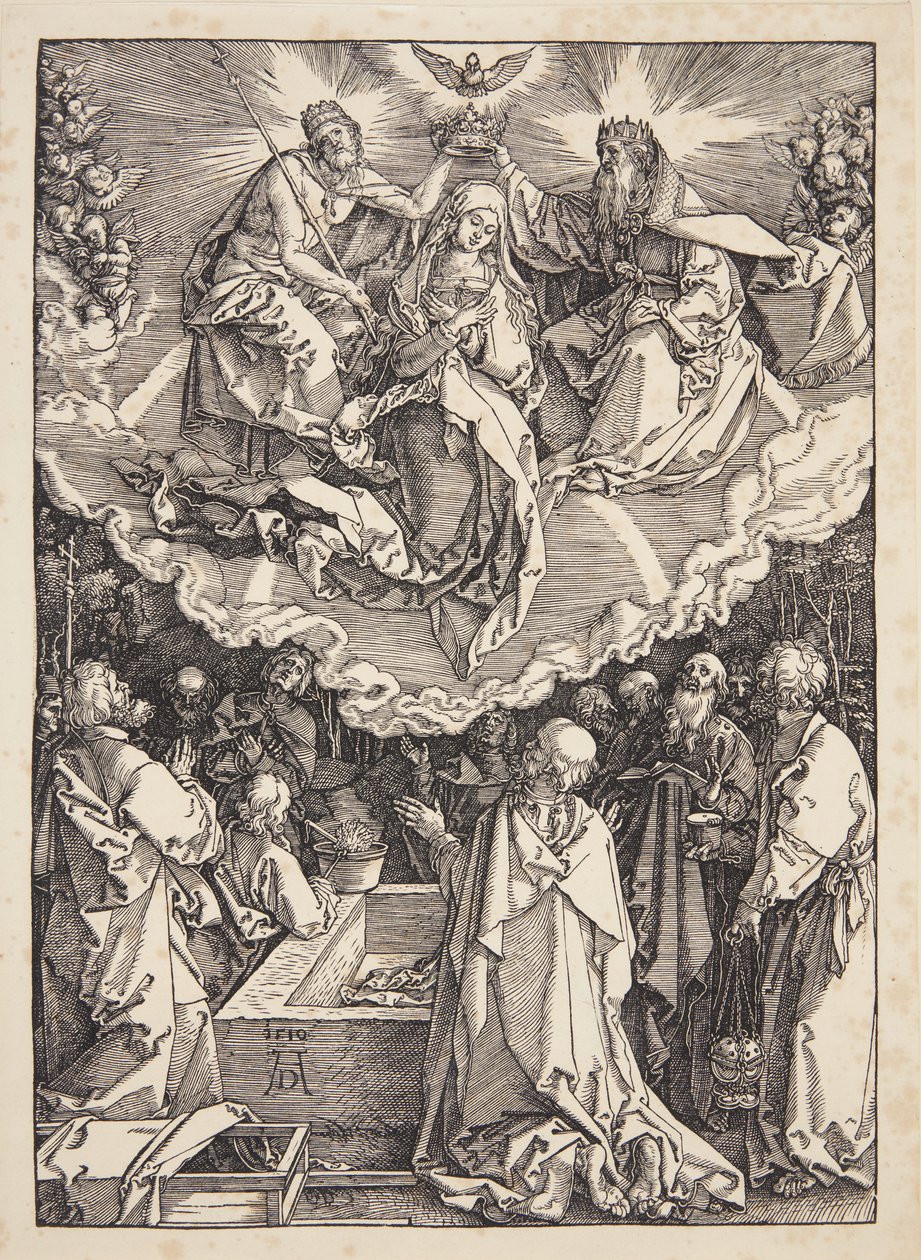 A Szűzanya mennybevétele és megkoronázása alkotó: Albrecht Dürer