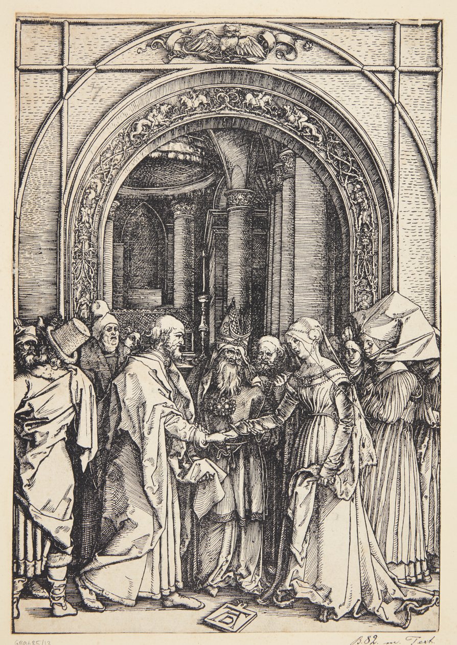 A Szűzanya eljegyzése alkotó: Albrecht Dürer