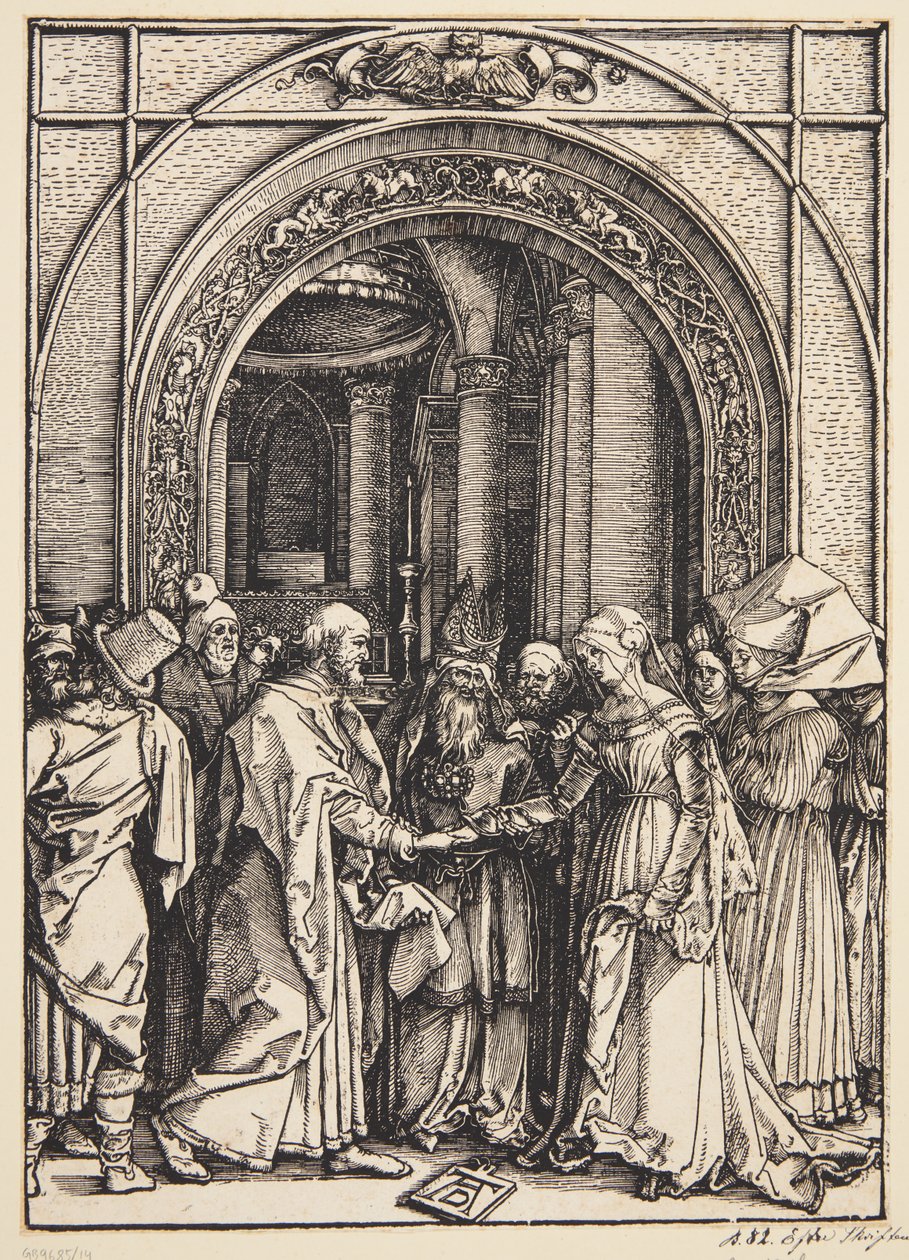 A Szűzanya eljegyzése alkotó: Albrecht Dürer