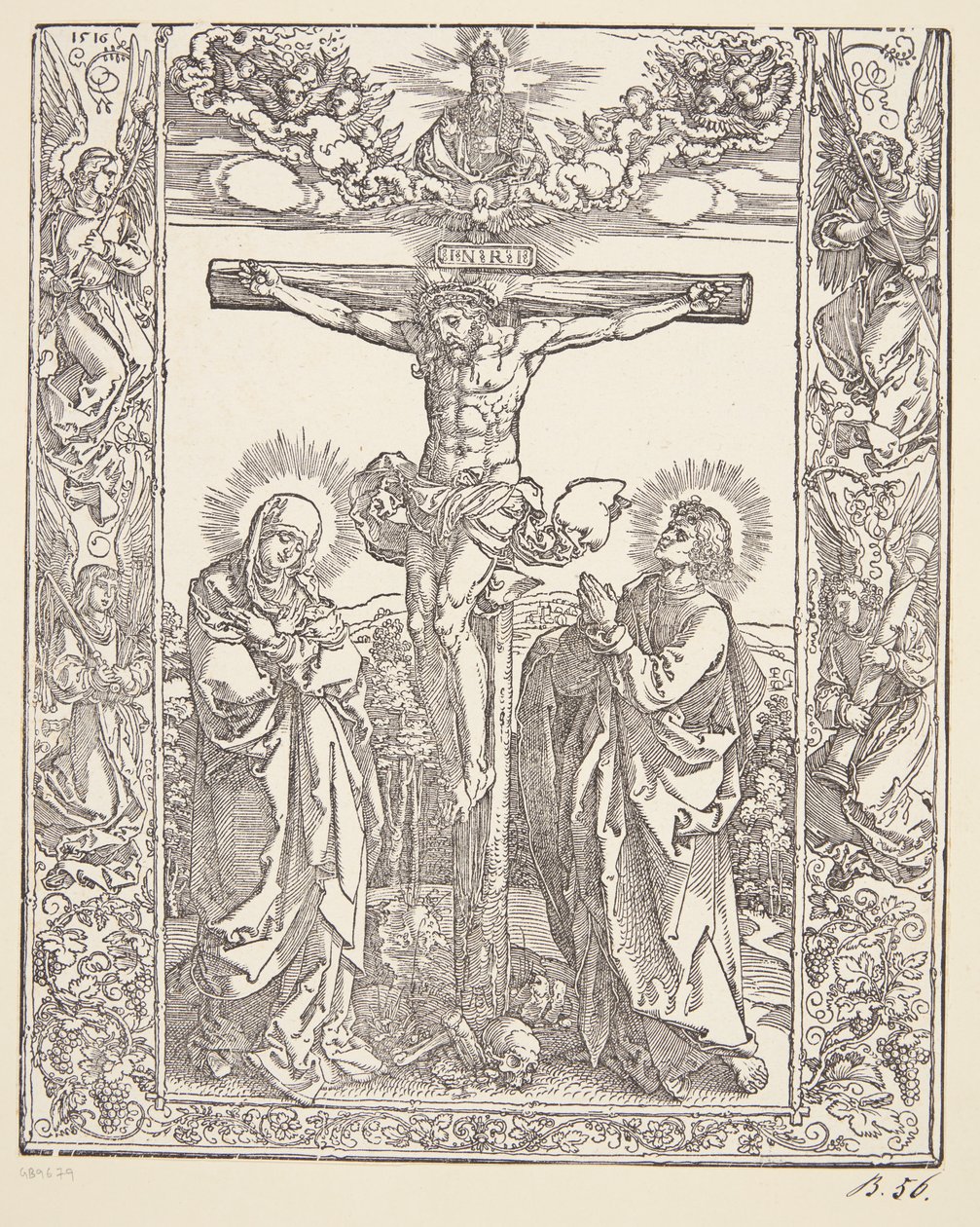 A keresztre feszítés alkotó: Albrecht Dürer