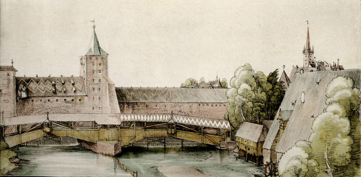 A nürnbergi Hallertor szárazdokkja alkotó: Albrecht Dürer