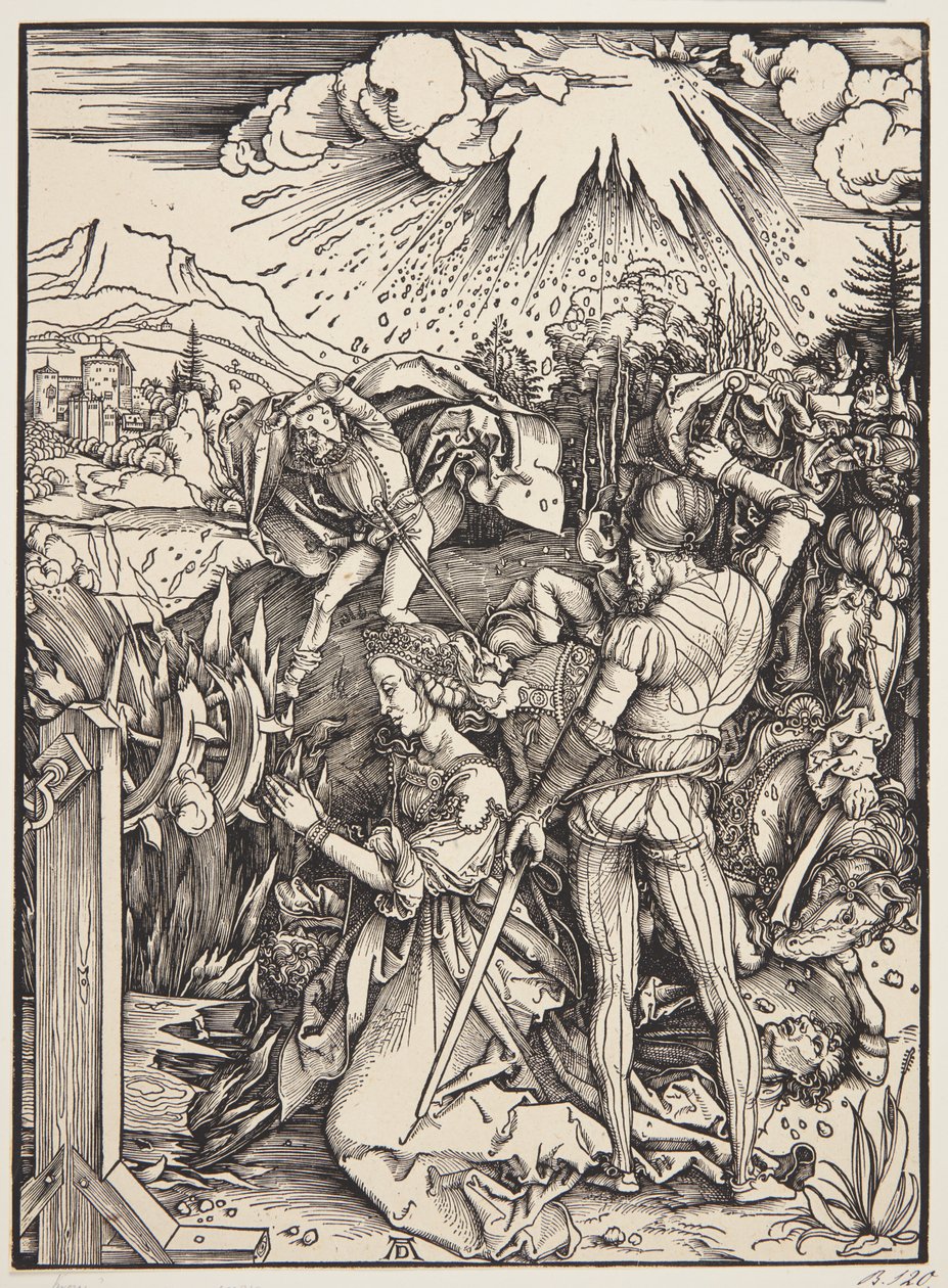 Szent Katalin vértanúsága alkotó: Albrecht Dürer