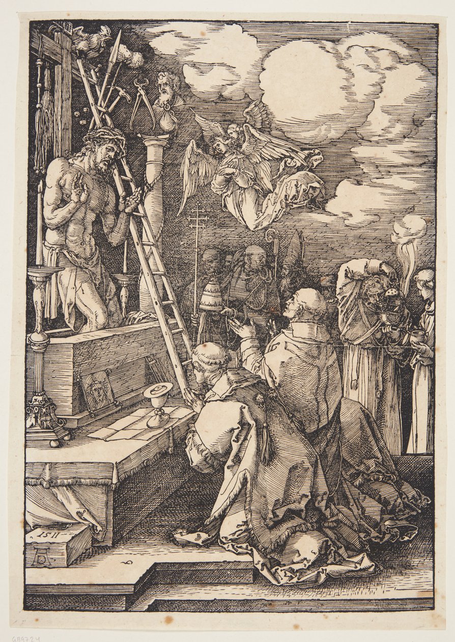 Szent Gergely miséje alkotó: Albrecht Dürer