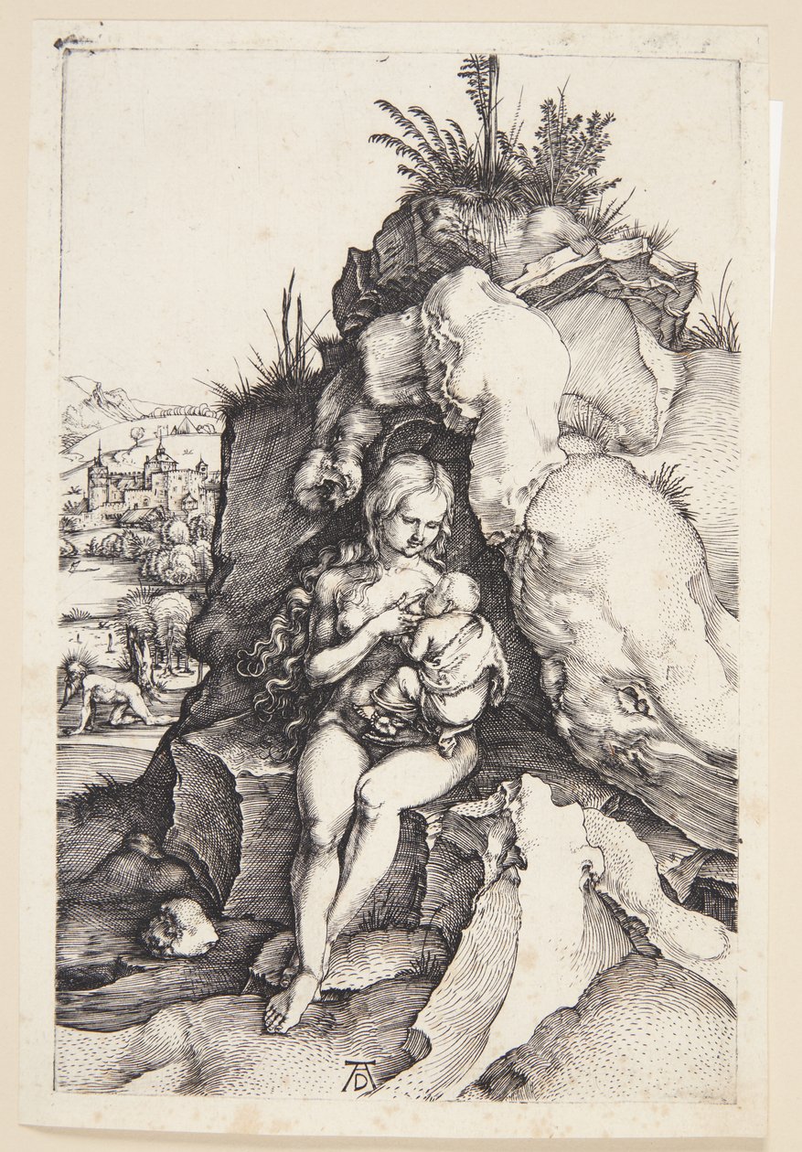 Aranyszájú Szent János vezeklése alkotó: Albrecht Dürer