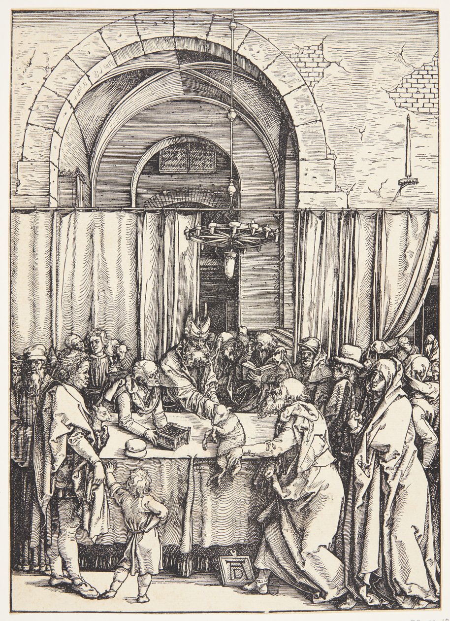 Joachim felajánlásának elutasítása alkotó: Albrecht Dürer