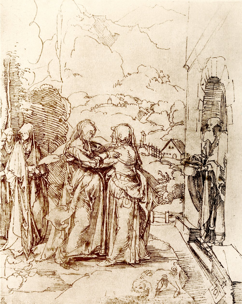Mária látogatása alkotó: Albrecht Dürer