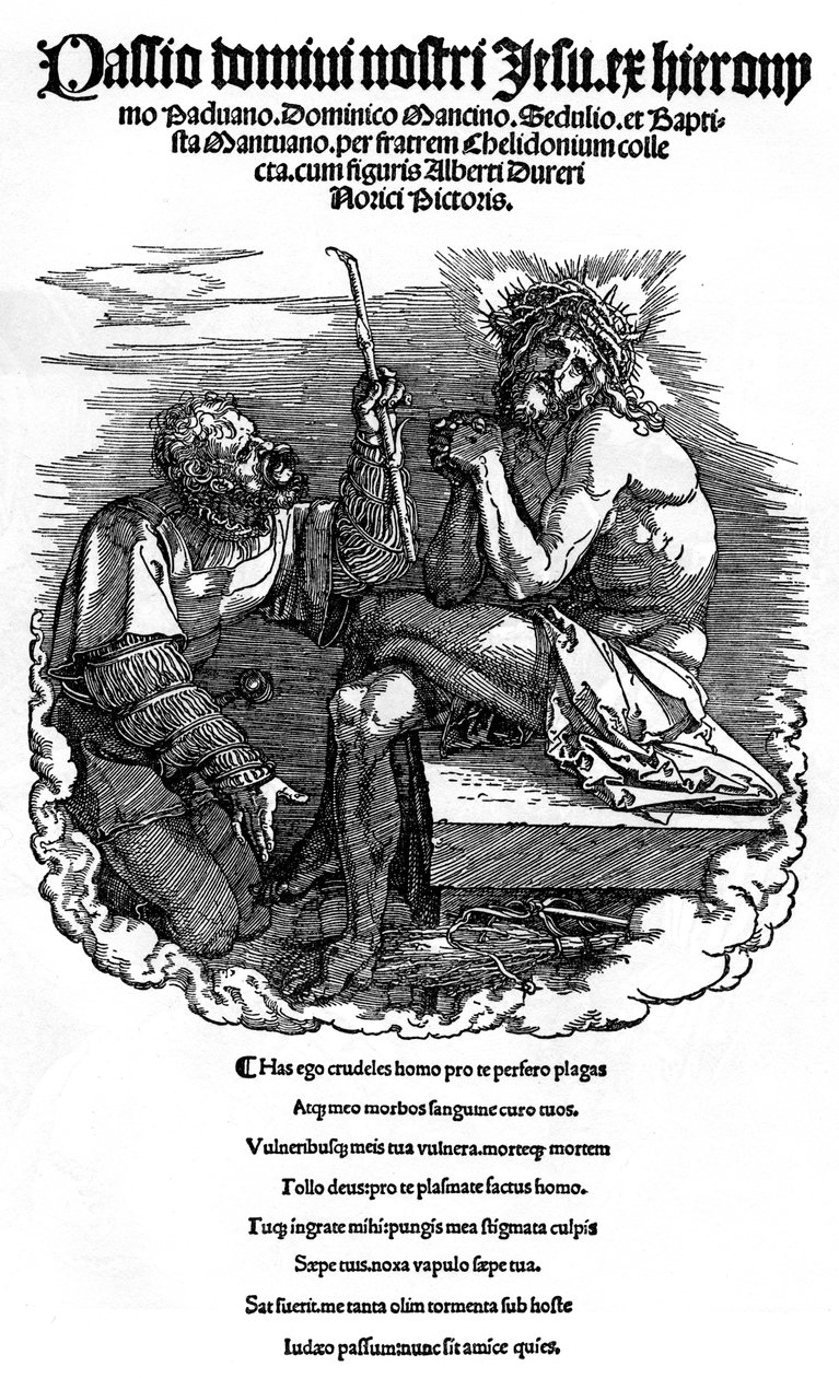 A nagy szenvedély című sorozat címlapja, 1510, 1936 alkotó: Albrecht Dürer