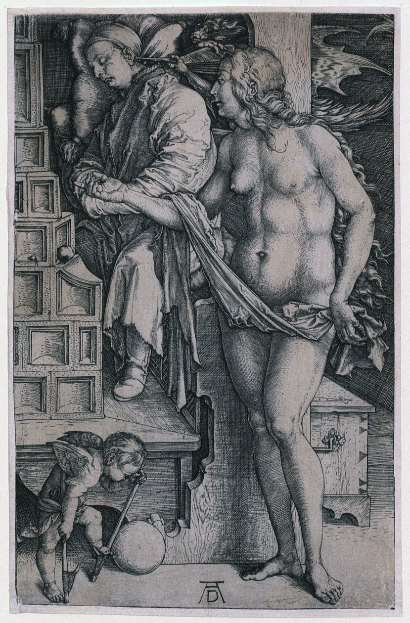 A semmittevő kísértése alkotó: Albrecht Dürer