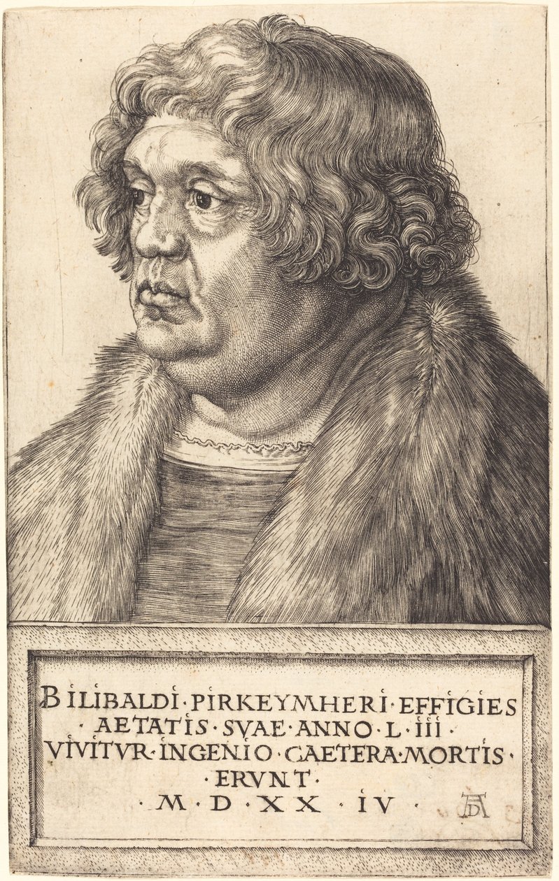 Willibald Pirkkheimer alkotó: Albrecht Dürer