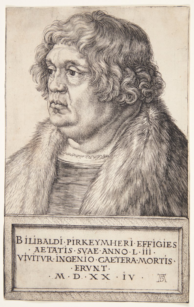 Willibald Pirkkheimer alkotó: Albrecht Dürer