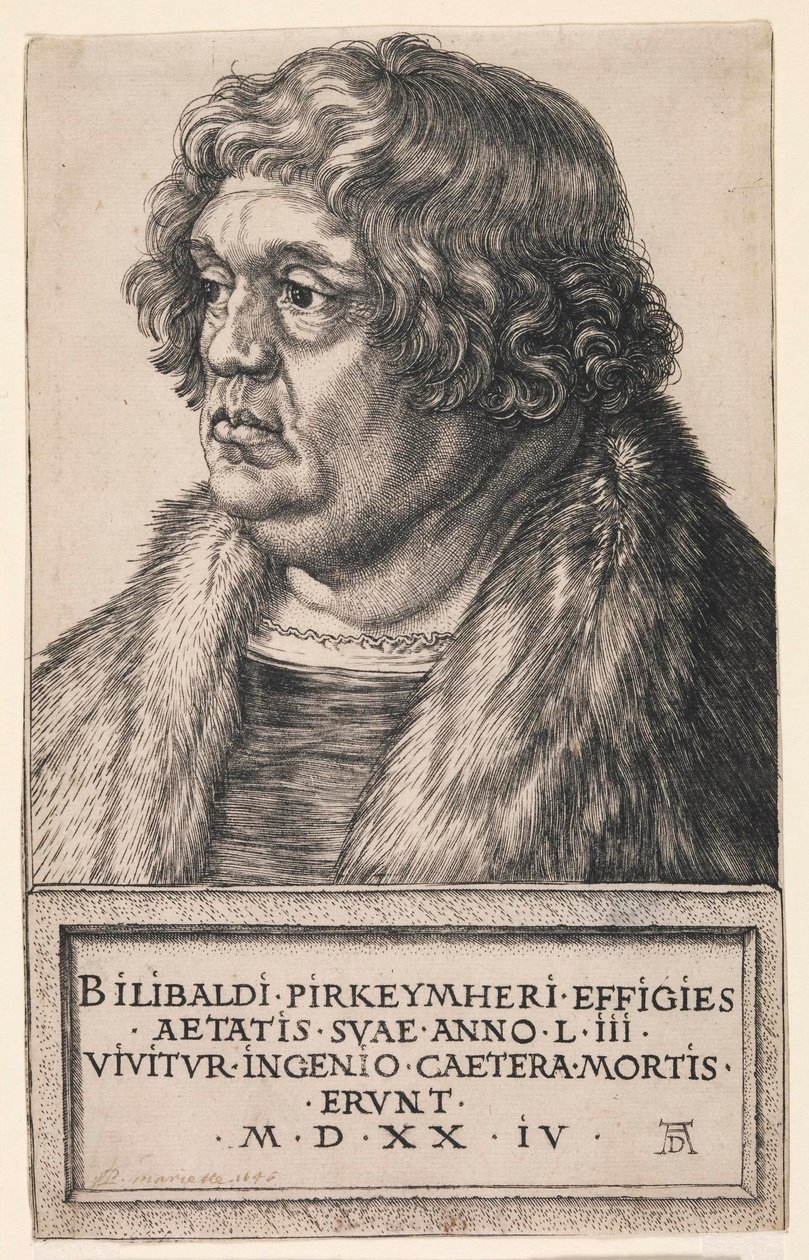 Willibald Pirckheimer alkotó: Albrecht Dürer