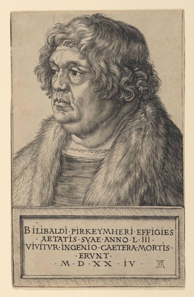 Willibald Pirckheimer alkotó: Albrecht Dürer