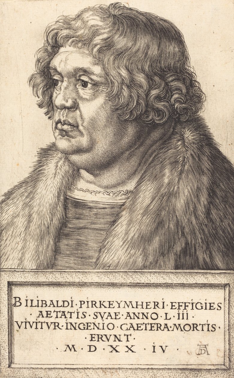 Willibald Pirkkheimer, 1524. alkotó: Albrecht Dürer