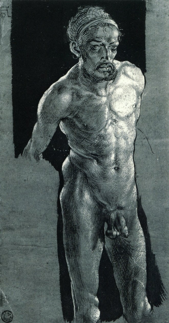 önarckép meztelenül alkotó: Albrecht Dürer