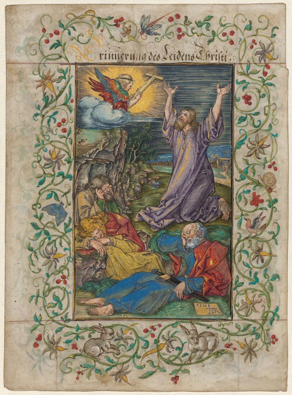 Krisztus az Olajfák hegyén alkotó: Albrecht Dürer and Georg Mack the Elder