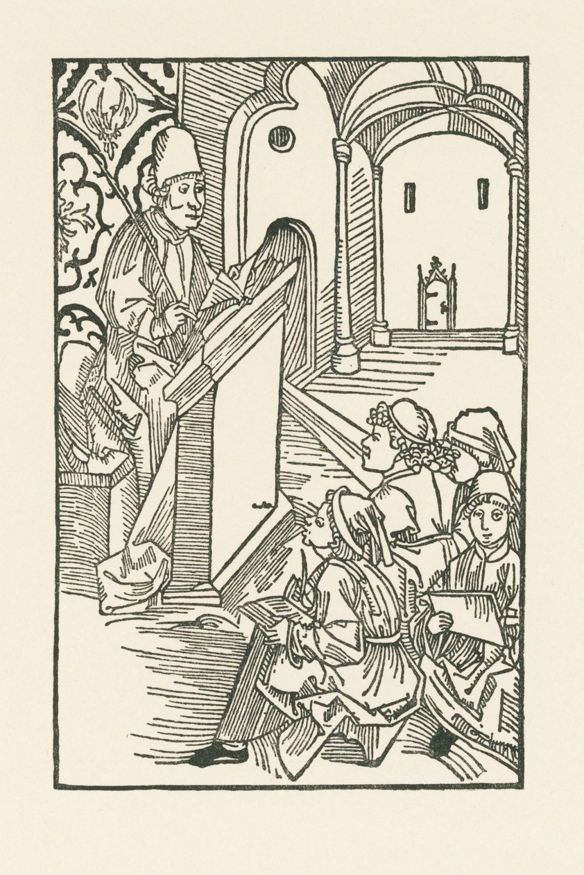 Egy tanár négy ösztöndíjasával alkotó: Albrecht Dürer or Duerer