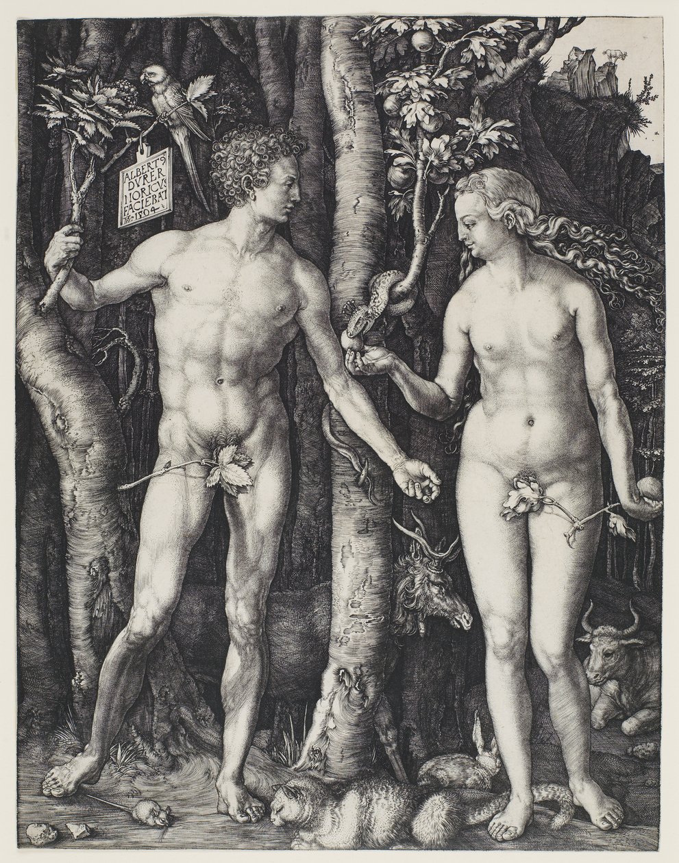 Ádám és Éva alkotó: Albrecht Dürer