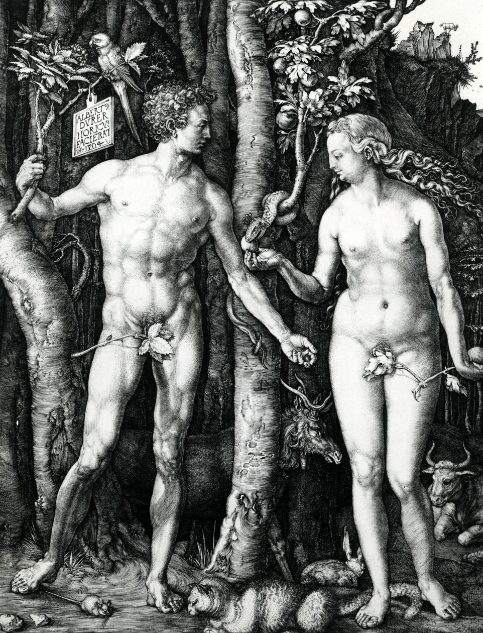 Ádám és Éva alkotó: Albrecht Dürer