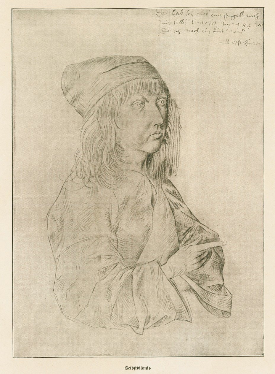 Albrecht Duerer - Önarckép tizenhárom éves korában alkotó: Albrecht Dürer or Duerer